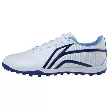 Футбольные бутсы Li Ning AG с искусственным покрытием, амортизирующие, нескользящие, прочные, мужские, синие, белые, ASTT015-4 39