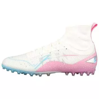 Футбольные бутсы Li Ning с искусственным покрытием AG MG, противоскользящие, износостойкие, мужские, белые, синие, красные ASFT019-3 41