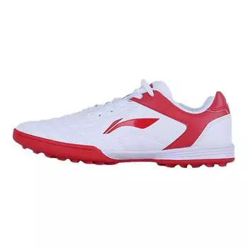 Футбольные бутсы Li Ning TF Multi-Ground Anti-Slip Durable Kids Футбольные бутсы Белые Красные ASTQ014-1 33