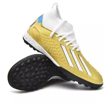 Футбольные бутсы Mandarin Duck с высоким верхом для мужчин, сломанные ногти, TF, детские, для девочек, AG, длинные, короткие ногти, для студентов, тренировочные футбольные бутсы для травы 33