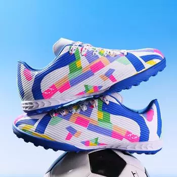 Футбольные бутсы мужские для занятий спортом на открытом воздухе, тренировок, мини-футбола, TF/FG, подростковые футбольные турниры, обувь для мужчин 33