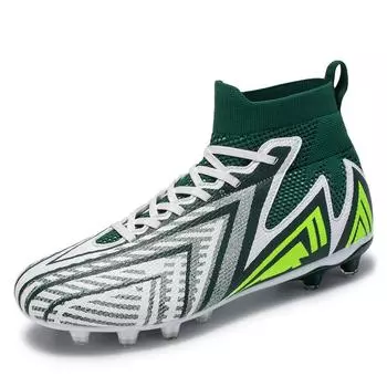 Футбольные бутсы мужские футбольные бутсы для игры на траве на открытом воздухе нескользящие профессиональные высокие тренировочные спортивные теннисные бутсы мужские 35