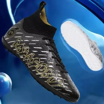 Футбольные бутсы мужские с короткими ногтями для тренировок, специальные детские и подростковые студенческие кроссовки для соревнований, футбольные бутсы 32 белый