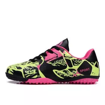 Футбольные бутсы Мужские шипы Молодежные студенческие тренировочные бутсы Искусственный газон один ботинок 35