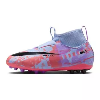 Футбольные бутсы Nike Jr Zoom Superfly 9 Acad Mds Ag с искусственным покрытием, амортизирующие, нескользящие, износостойкие, средней высоты, детские футбольные бутсы DX1818-405 38.5