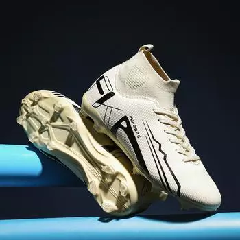 Футбольные бутсы One shoe с высоким верхом, мужские TF шипы AG сломанные шипы для мальчиков тренировочные детские кроссовки обувь 34