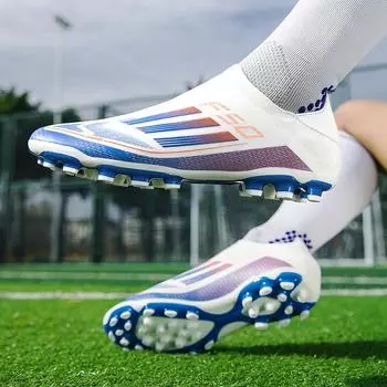 Футбольные бутсы Putian F50 бесшовные с плетением, мужские, с низким верхом, для студентов, MG, с длинными ногтями, для тренировок по игре на газоне 35