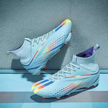Футбольные бутсы Putian Messi для мальчиков и подростков, кроссовки с шипами TF, тренировочные бутсы, нескользящие, цельные, отправлены от имени других лиц 33