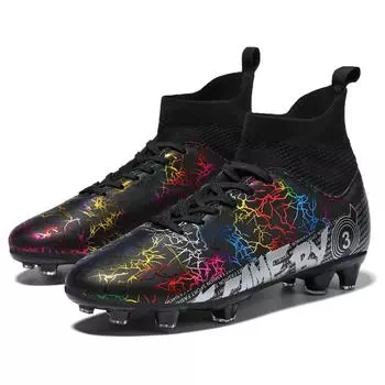 Футбольные бутсы с искусственной травой, футбольные бутсы, профессиональные полевые бутсы, спортивная обувь, детская футбольная обувь, детские футбольные кошки 44