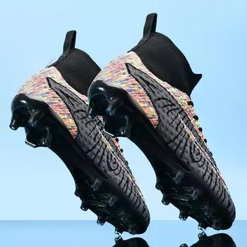 Футбольные бутсы с сломанным ногтем Молодежный чемпионат мира 2025 новые высокие тренировочные кроссовки с длинными ногтями Студенческая спортивная обувь 36