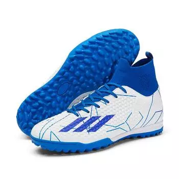Футбольные бутсы с высоким верхом Футбольные бутсы для мини-футбола Шипованные бутсы Один ботинок 35