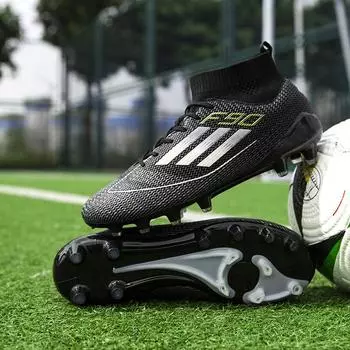 Футбольные бутсы с высоким верхом, мужские и женские футбольные бутсы, кроссовки с длинными ногтями, тренировочные футбольные бутсы со сломанным ногтем 35