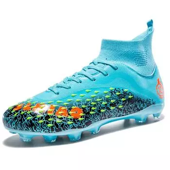 Футбольные бутсы с высоким верхом, шипы, сломанные футбольные бутсы, студенческие тренировочные бутсы для мужчин, взрослых и подростков 33