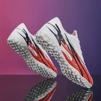 Футбольные бутсы унисекс большого размера 47 из кожи для детей и взрослых - бутсы TF с длинными шипами для тренировок 33