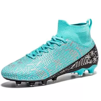 Футбольные бутсы унисекс, мужские короткие тренировочные кроссовки для детей, футбольные бутсы для молодежи 35 чёрный