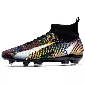 Футбольные бутсы унисекс, уличные/в помещении, футбольные бутсы для мальчиков и девочек, профессиональные тренировочные кроссовки по мини-футболу 33 синий