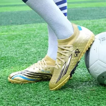 Футбольные бутсы в полоску Тренировочные футбольные бутсы Сверхлегкие футбольные бутсы FG 40–45 40