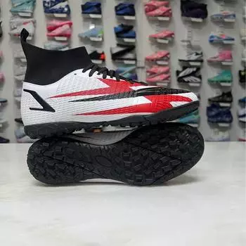 Футбольные бутсы высокие мужские 2025 популярные кроссовки длинные сломанные ногти детские профессиональные тренировочные соревнования спортивная обувь 35