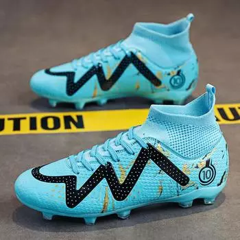 Футбольные бутсы Xiyin Amazon, мужские и женские, высокие, спортивные, для соревнований, сломанные ногти, студенческие, зеленые, для тренировок 33