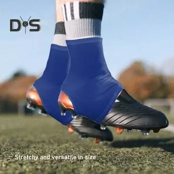Футбольные гетры Чехол для бутс Молодежный чехол для бутс защищает от грязи/мусора, чехол для бутс для футбола, бейсбола, футбола, спорта серый