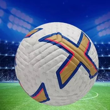 Футбольные мячи, официальный размер 5, материал из искусственной кожи, машинная прошивка, высокое качество, футбольные тренировочные ворота, команда, матч, лига, футбол, 1 шт.