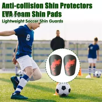 Футбольные щитки для голени Миниатюрные защитные щитки для ног Спорт на открытом воздухе Щитки для голени для подростков Взрослые Тренировки Соревнования S