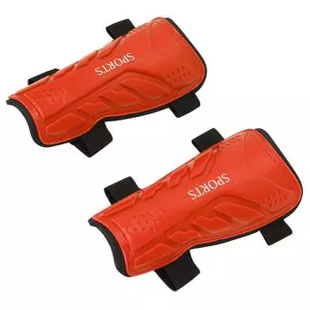 Футбольные щитки для голени, защита для спортивных футбольных ног, тренировочные щитки для детей красный