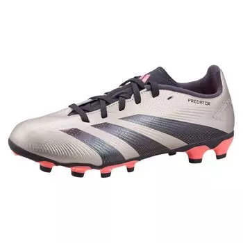 Футбольные шиповки Junior Kids Predator LEAGUE Boys Girls NKE59 Platinum cm [Adidas] HG/AG 17~24.5cm Metallic/Aurora Black/Turbo (IF6410) +21,5