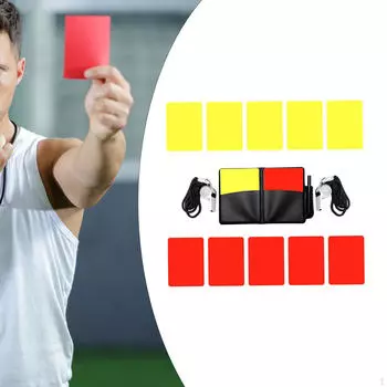 Футбольные судейские карточки Оборудование Аксессуары Расходные материалы Инструменты Красный и желтый для