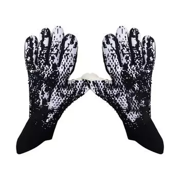 Футбольные вратарские перчатки, дышащие, утолщенные, латексные, вратарские перчатки, нескользящие, защитные перчатки для