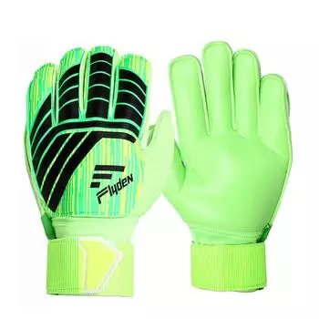 Футбольные вратарские перчатки с прочным захватом, детские перчатки для защиты позвоночника и пальцев для улучшения захвата и контроля мяча 9