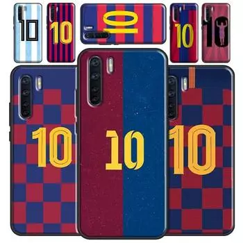 Футбольный чехол с номером 10 для OPPO A94 A54 A74 A5 A9 A31 A53S 2020 A52 A72 A1K A15 A83 A3S A5S A53, задний чехол OPPO A1K