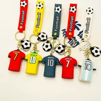 Футбольный Джерси Брелок Милый Брелок Мода Пара Сумка Орнамент Брелок Подарок