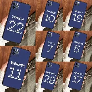 Футбольный игрок Lucky Number Funda для iPhone 14 12 11 13 15 Pro Max Mini X XS XR SE 2020 2022 7 8 Plus, чехол для телефона iPhone XS MAX