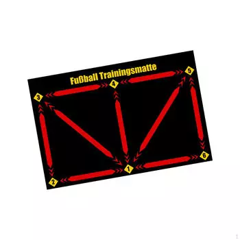 Футбольный коврик для тренировки стопы, футбольные коврики, вспомогательный спортивный реквизит для ведения мяча, футбол