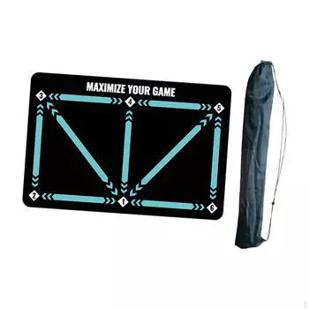 Футбольный коврик для тренировок на ногах, противоскользящий коврик для двери, шумоподавление, футбол красный