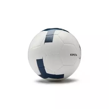 Футбольный мяч Kipsta с насосом Gift F100, прошитый, размер 4, 390 г, белый детский молодежный мяч