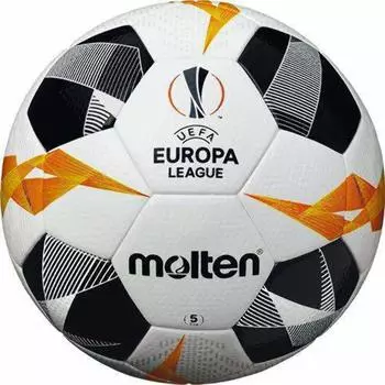 Футбольный мяч Molten 5 High Junior High UEFA Euro League Group Stage Model Official Match Ball Model No. (Общий университет, школа, школа) 19-20 белый