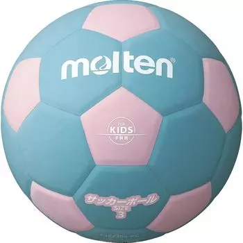 Футбольный мяч Molten Soccer 2200 Lightweight 3 Pink x Cyan Нет. F3S2200-ПК