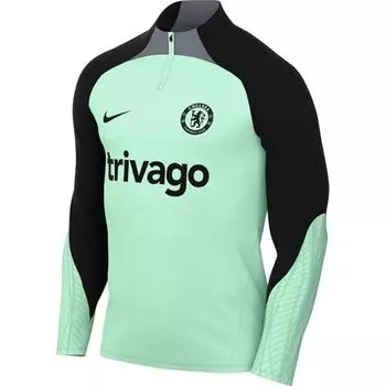 Футбольный мяч Найк Челси . Футбольный трикотажный топ Strike Dri-FIT Knit, мужской, светло-голубой, DZ0839-354 L