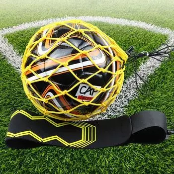 Футбольный мяч Тренировочное оборудование Индивидуальная практика Эластичные ремни Регулируемый ремень Футбольный мяч Тренажер для начинающих Спортивная помощь