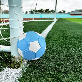 Футбольный мяч тренировочный размер 5 спортивный изогнутый футбольный резиновый прочный официальный матч