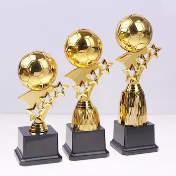 Футбольный мяч «Золотой мяч» Креативный трофей Футбольный кубок Награда за футбол Трофей Болельщики Сувенирный кубок Подарочные изделия Сувениры Конкурс Приз Кубок A3