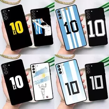 Футбольный номер 10 чехол для Samsung Galaxy S23 S22 Ultra S21 Plus S8 S9 S10 Note 10 20 Ultra S20 FE S21 FE чехол Galaxy S23Ultra