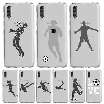Футбольный плеер Soccer Art для Samsung A34 A54 A42 A14 A12 5G, чехол A50 A70 A52 A72 A30 A40 A10s A20e A20s A02s A22 A32 A04, чехол Samsung A40