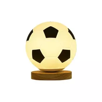 Футбольный пульт дистанционного управления светодиодный ночник из цельного дерева и стекла небольшая настольная лампа с дистанционным управлением прикроватная тумбочка