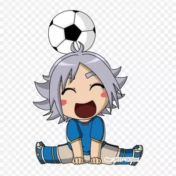 Футбольный рисунок в стиле чиби, железные нашивки в стиле чиби для одежды, наклейки с аппликациями на одежду, термочувствительная нашивка на заказ