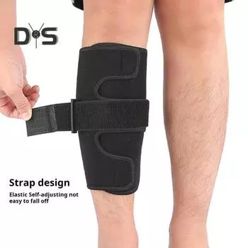 Футбольный щиток для голени для детей, молодежи, взрослых, защита голени, футбольный компрессионный рукав для бега, спорта, фитнеса чёрный