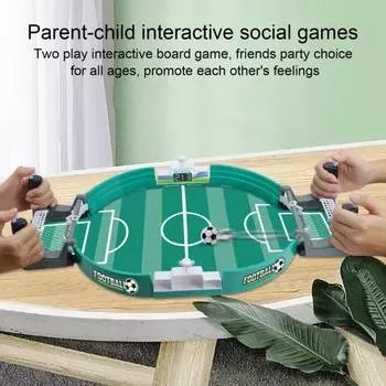 Футбольный стол интерактивная игра мини-футбольный пинбол набор с 10 мячами настольная спортивная футбольная игрушка для игр в помещении для детей и взрослых S