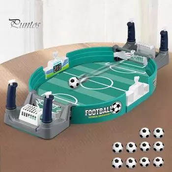 Футбольный стол интерактивная игра мини-футбольный пинбол набор с 10 мячами настольная спортивная футбольная игрушка для игр в помещении для детей и взрослых S